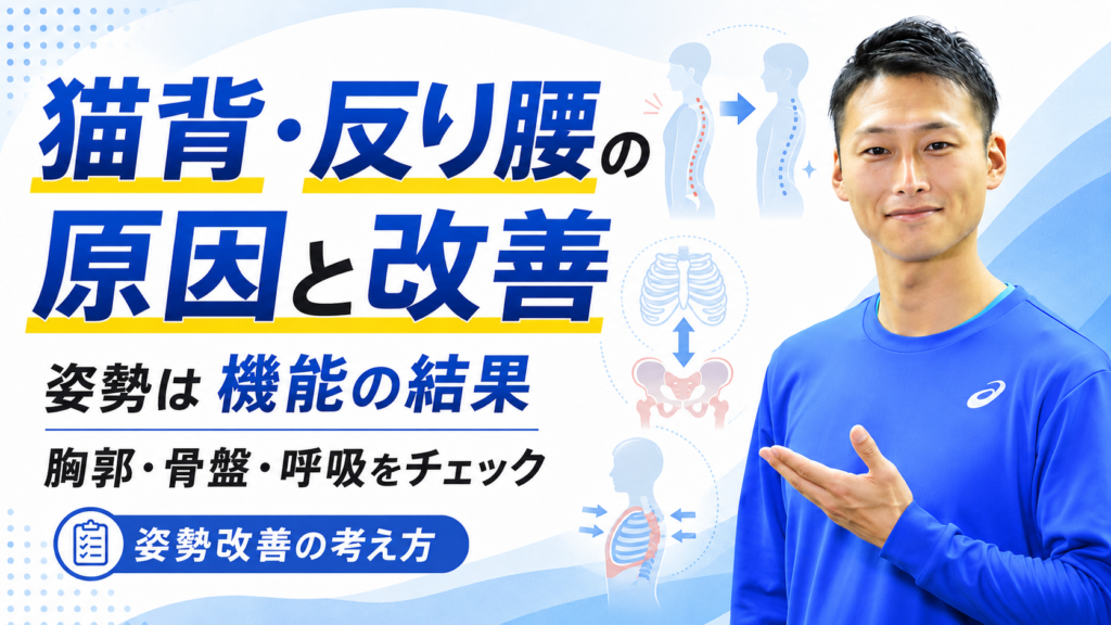 猫背・反り腰の原因と改善