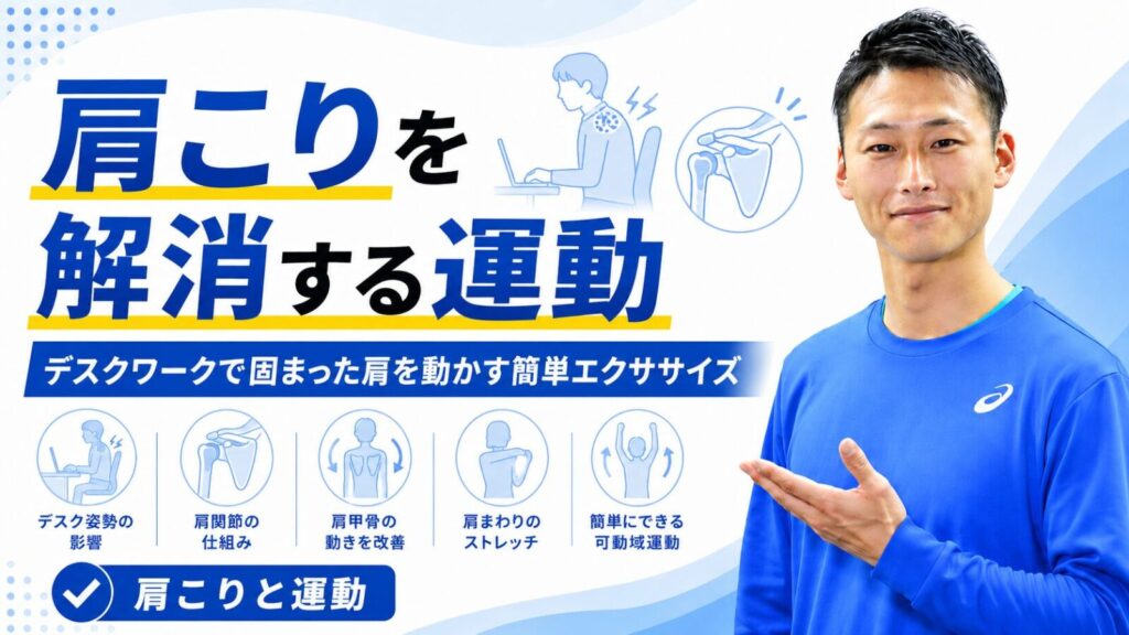東海市・太田川のTRADで肩甲骨を動かす肩こり解消エクササイズに取り組む女性